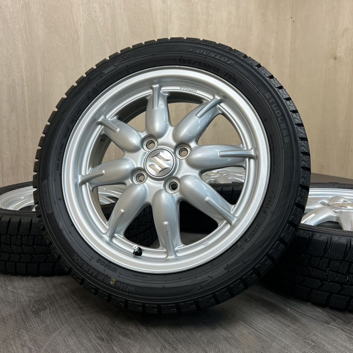 Б/У колесо в сборе 165/55 R15 Dunlop ENKEI, артикул 0003AS030926