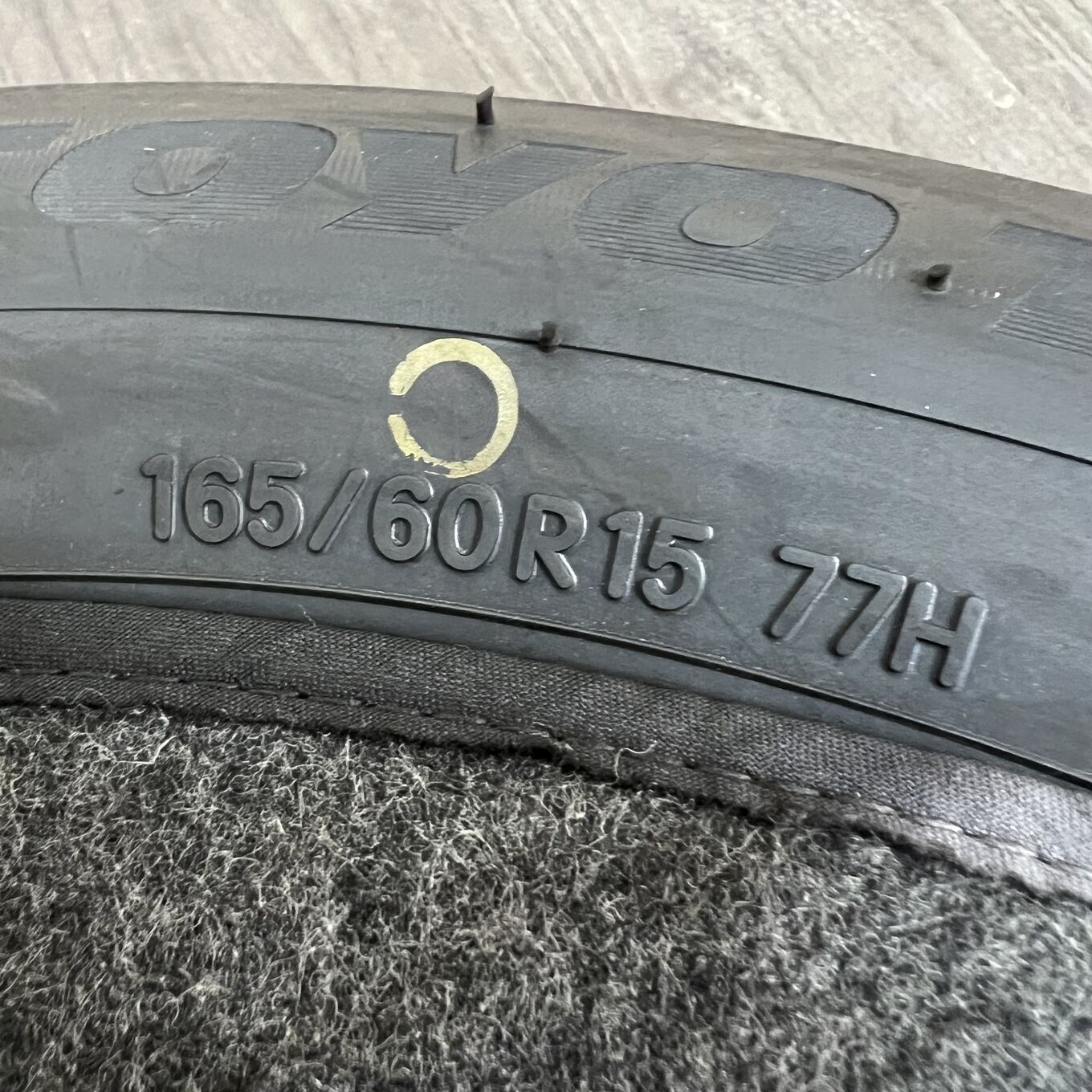 Toyo PROXES CF3 165/60 R15, фото 5