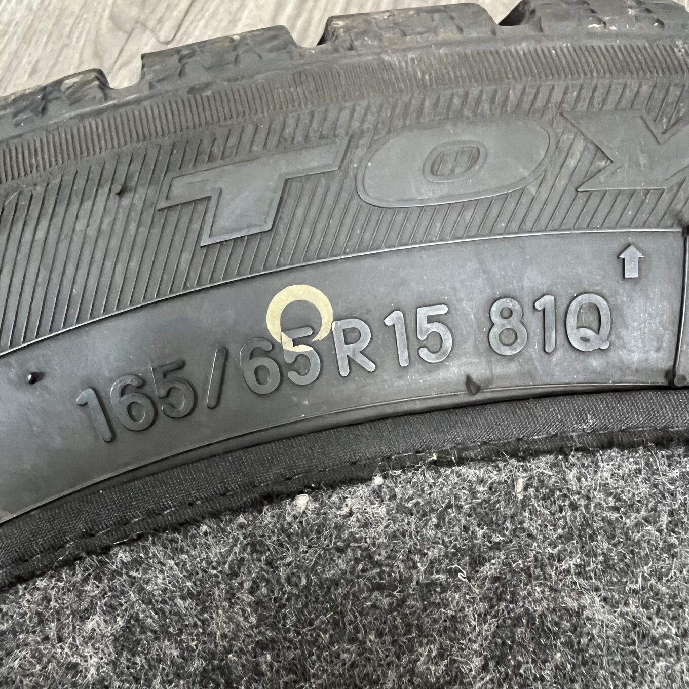 Toyo OBSERVE GARIT GIZ 165/65 R15, фото 5