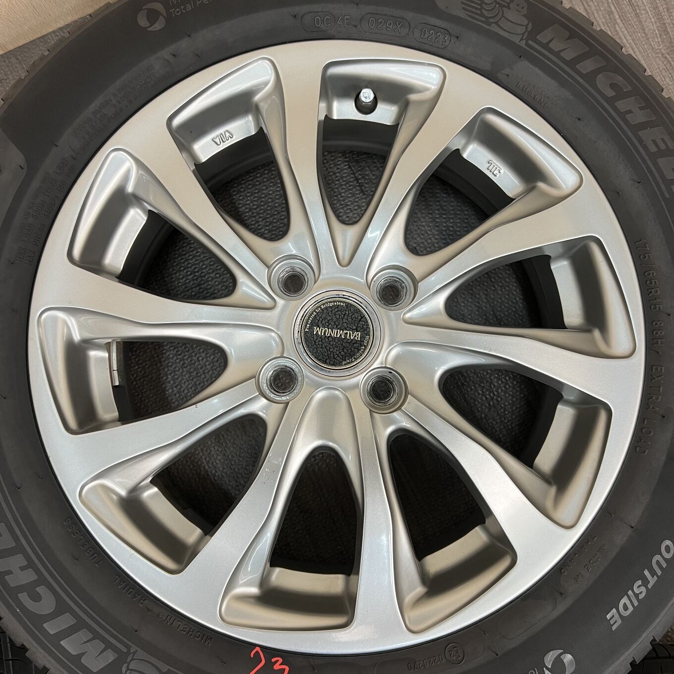 Bridgestone BALMINUM TR-10 R15 5.5J ET50 4x100, фото 4