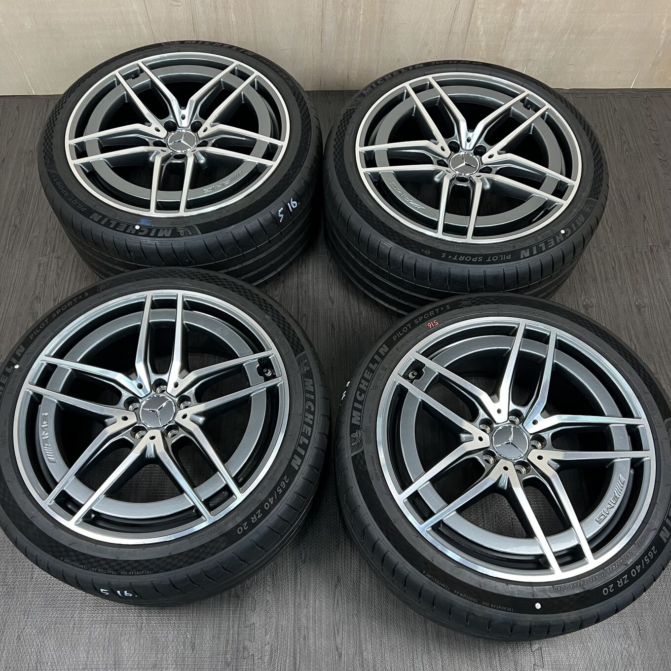 SL43 R232 AMG R20 9.5J ET53.5 5x112, фото 6