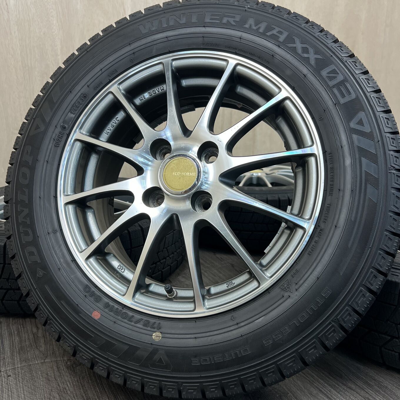 Б/У колесо в сборе 175/70 R14 Dunlop ECO FORME, артикул 599S020925
