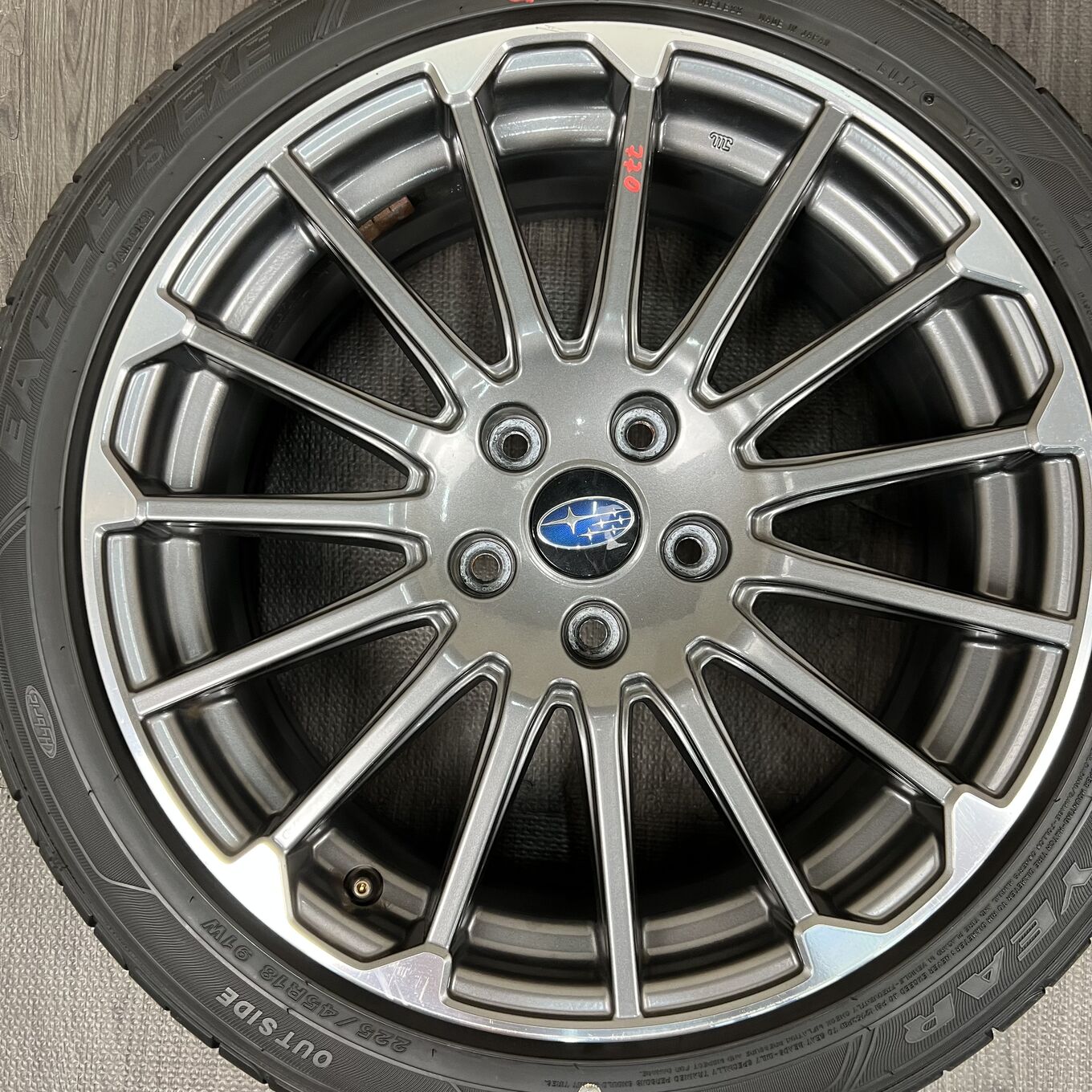 LEVORG STI R18 7.5J ET55 5x114.3, фото 2