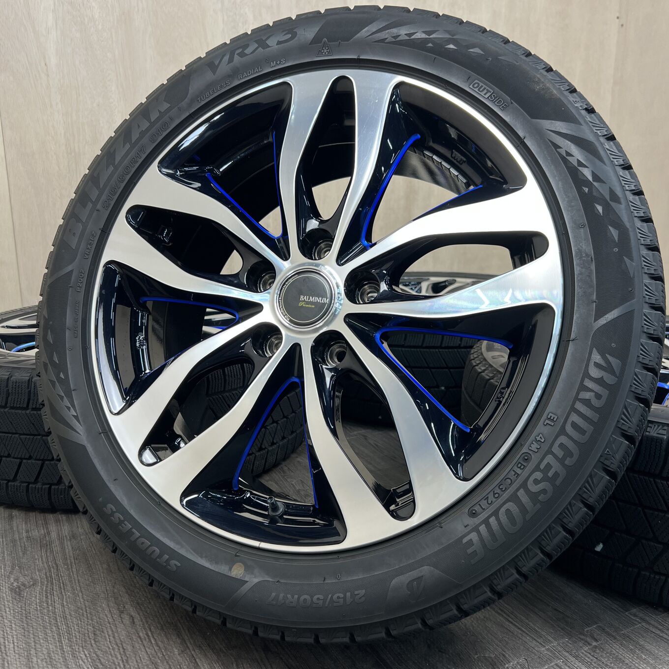 Б/У колесо в сборе 215/50 R17 Bridgestone BALMINUM PREMIUM, артикул 81S40426